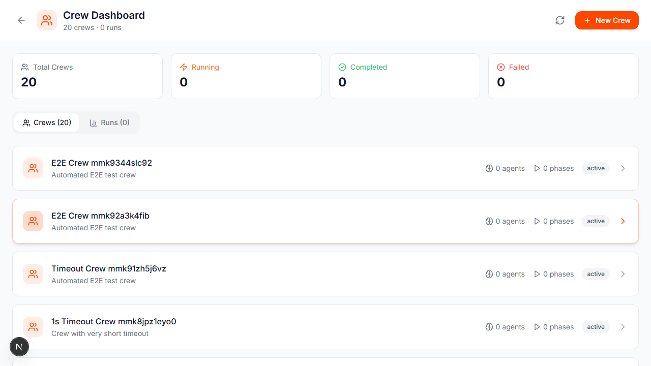 ContextuAI — Crew Dashboard