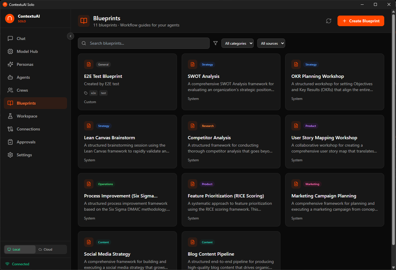 ContextuAI Solo — Blueprint Templates