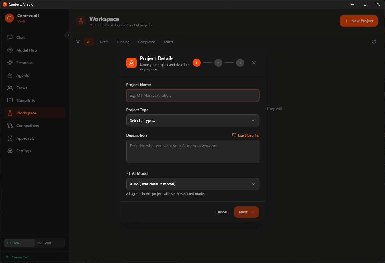 ContextuAI Solo — AI Workspace Project Wizard